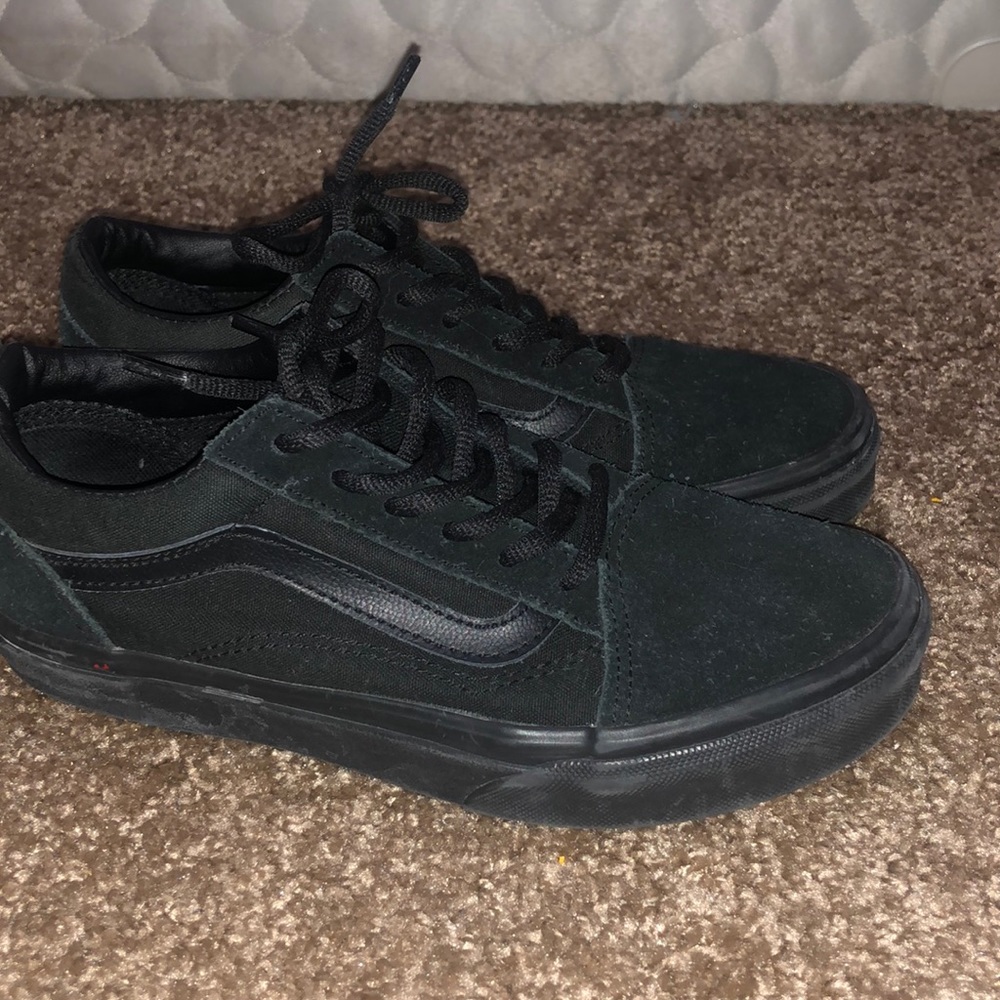 All black vans